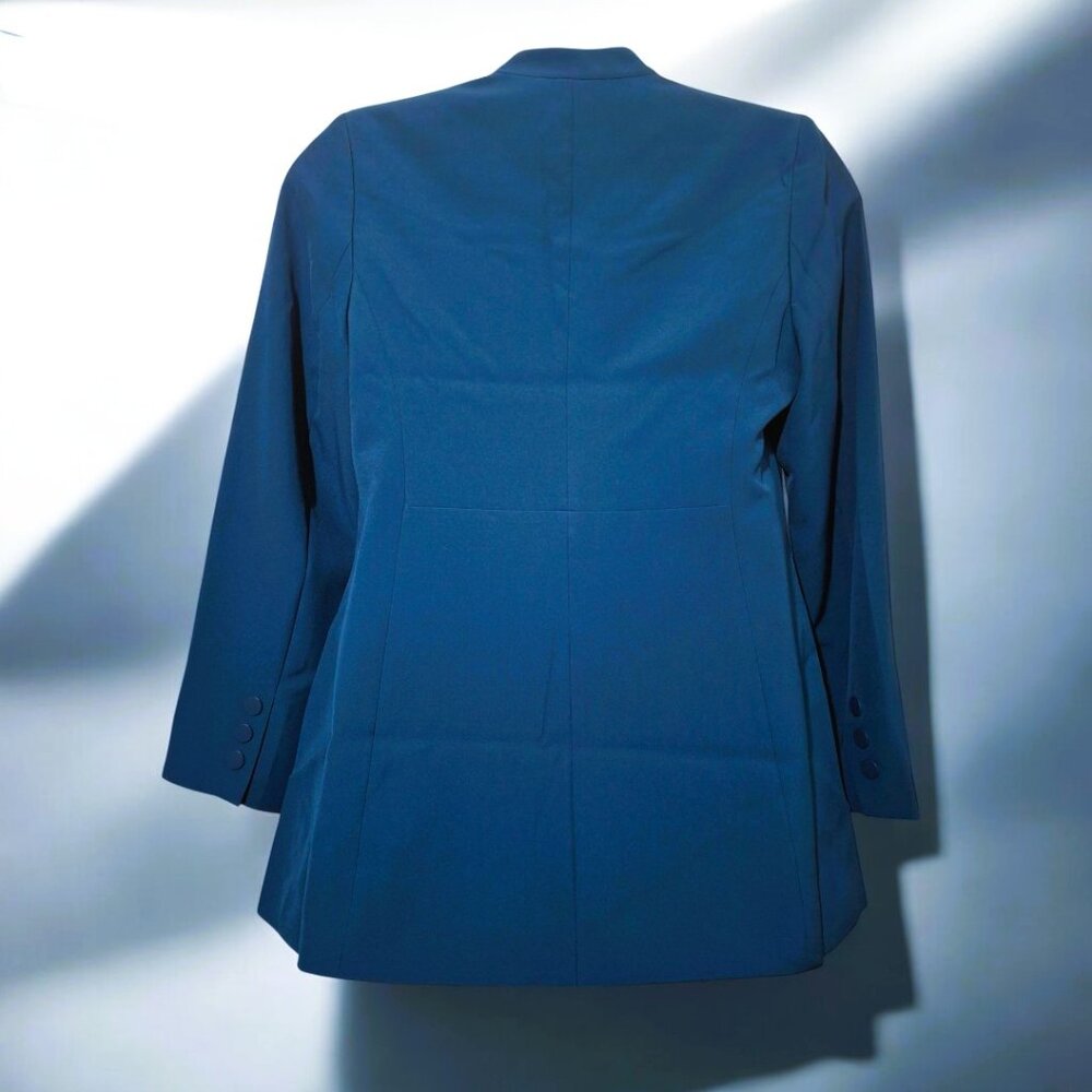City Chic Hannah Jacket Teal 12 NWT - Picture 9 of 12